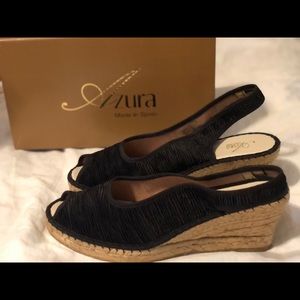 azura by spring step wedge espadrille heel